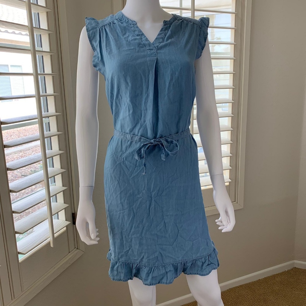NWOT Sonoma denim dress - Picture 2 of 5